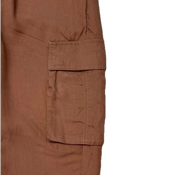 Abercrombie & Fitch Women's Parachute Cargo Pants - Chestnut - Small Worn 1 Time - Picture 5 of 11